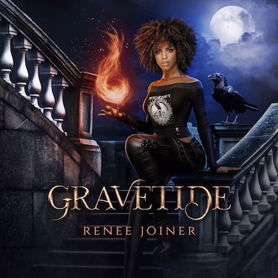 Gravetide – omslag til lydbogen af Renee Joiner