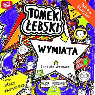 Tomek Łebski wymiata (prawie zawsze) – okładka audiobooka, autor Liz Pichon