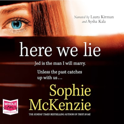Here We Lie – omslag til lydbogen af Sophie McKenzie
