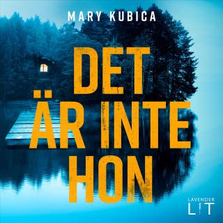 Det är inte hon – omslag till ljudboken av Mary Kubica