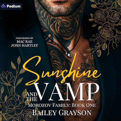 Sunshine and the Vamp – omslag til lydbogen af Bailey Grayson