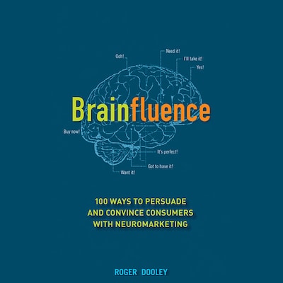Brainfluence – omslag til lydbogen af Roger Dooley