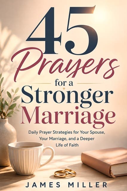 45 Prayers for a Stronger Marriage: Daily Prayer Strategies for Your Spouse, Your Marriage, and a Deeper Life of Faith – omslag til lydbogen af James Miller
