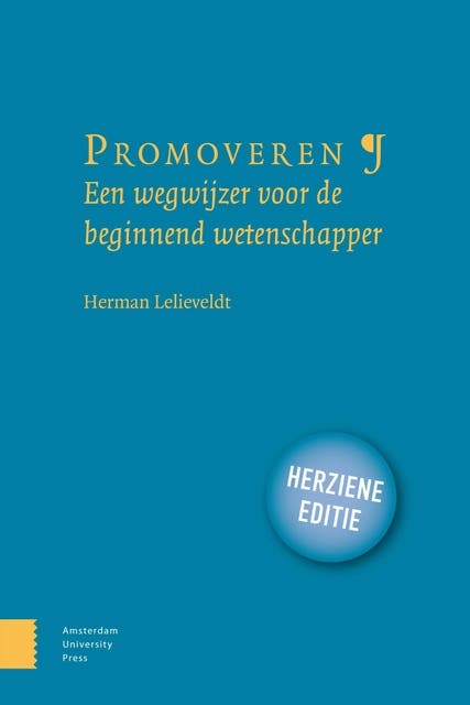 Promoveren: Een wegwijzer voor de beginnend wetenschapper – omslag van het luisterboek van Herman Lelieveldt