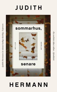 Sommarhus, senare – omslag till ljudboken av Judith Hermann