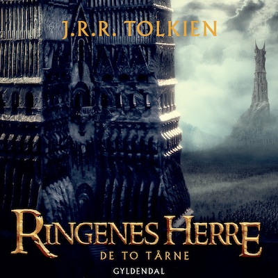Ringenes Herre 2: De to tårne – omslag til lydbogen af J. R. R. Tolkien