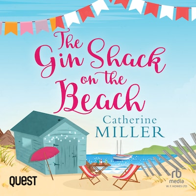 The Gin Shack on the Beach – omslag til lydbogen af Catherine Miller