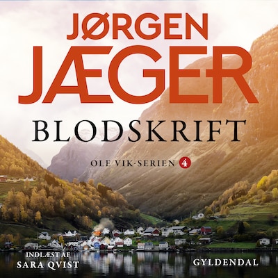 Blodskrift – omslag til lydbogen af Jørgen Jæger
