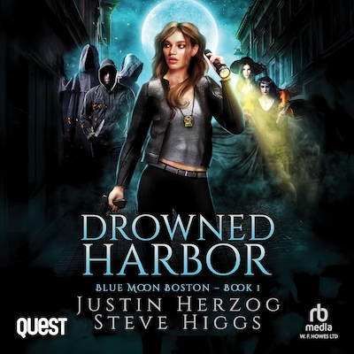 Drowned Harbor – omslag til lydbogen af Steve Higgs, Justin Herzog