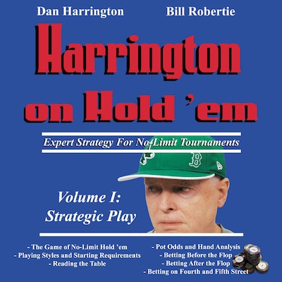 Harrington on Hold 'em Expert Strategy for No Limit Tournaments, Vol. 1 – omslag til lydbogen af Dan Harrington, Bill Robertie