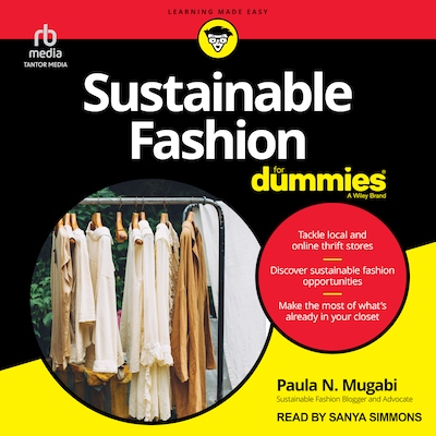 Sustainable Fashion For Dummies – omslag til lydbogen af Paula N. Mugabi