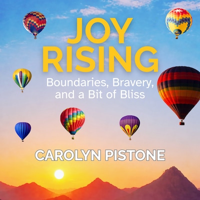 Joy Rising – omslag til lydbogen af Carolyn Pistone