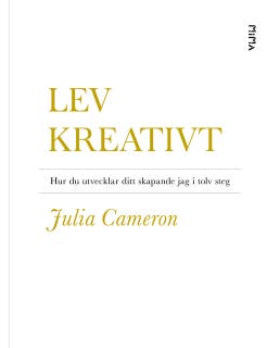 Lev kreativt: Hur du utvecklar ditt skapande jag i tolv steg – omslag till ljudboken av Julia Cameron