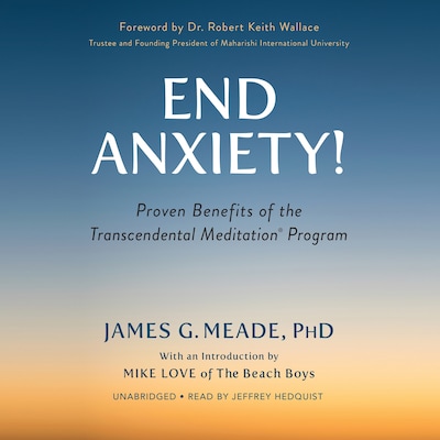 End Anxiety! – omslag til lydbogen af James G. Meade