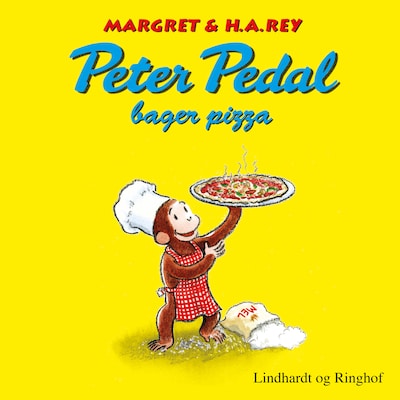 Peter Pedal bager pizza – omslag til lydbogen af H.A. Rey