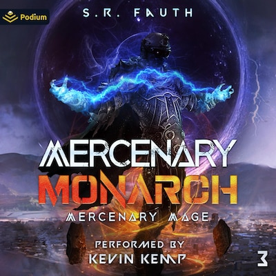 Mercenary Monarch – omslag til lydbogen af S.R. Fauth