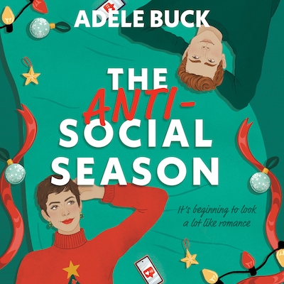 The Anti-Social Season – omslag til lydbogen af Adele Buck