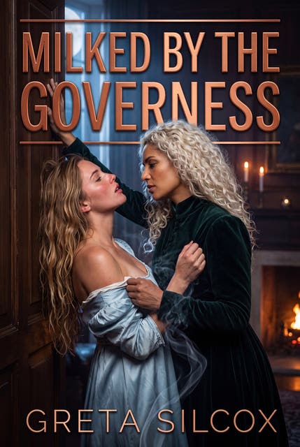 Milked By The Governess: Sapphic Regency Erotic Lactation Degradation Romance – omslag til lydbogen af Greta Silcox