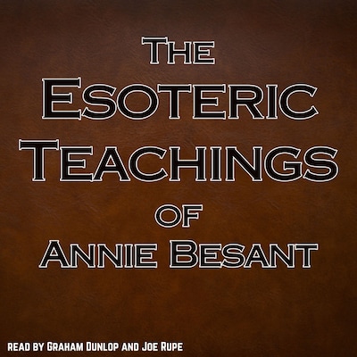 The Esoteric Teachings of Annie Besant – omslag til lydbogen af Annie Besant