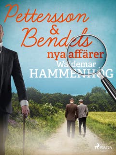Pettersson & Bendels nya affärer – omslag till ljudboken av Waldemar Hammenhög