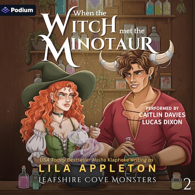 When the Witch Met the Minotaur – omslag til lydbogen af Lila Appleton