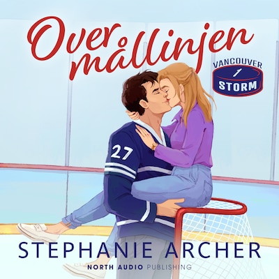 Over mållinjen – omslag til lydbogen af Stephanie Archer