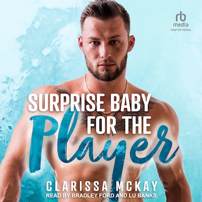 Surprise Baby for the Player – omslag til lydbogen af Clarissa McKay