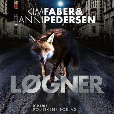 Løgner – omslag til lydbogen af Kim Faber, Janni Pedersen