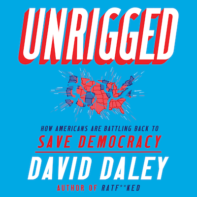 Unrigged – omslag til lydbogen af David Daley