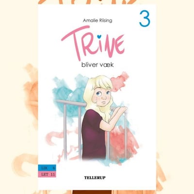 Trine #3: Trine bliver væk – omslag til lydbogen af Amalie Riising