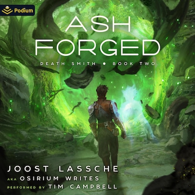 Ash Forged: An Urban Fantasy LitRPG – omslag til lydbogen af Joost Lassche, Osirium Writes
