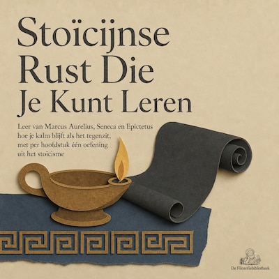 Stoïcijnse Rust Die Je Kunt Leren – omslag van het luisterboek van De Filosofiebibliotheek