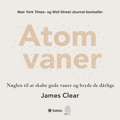 Atomvaner – omslag til lydbogen af James Clear