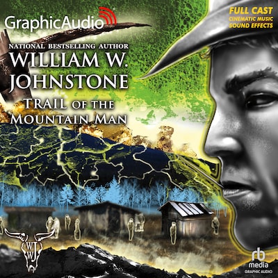 Trail of the Mountain Man [Dramatized Adaptation] – omslag til lydbogen af William W. Johnstone