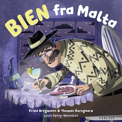 Bien fra Malta – omslag til lydbogen af Thomas Korsgaard, Frida Brygmann