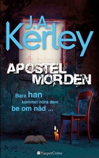 Apostelmorden – omslag till ljudboken av J.A. Kerley