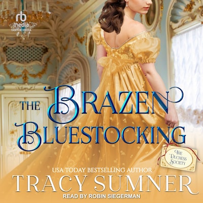The Brazen Bluestocking – omslag til lydbogen af Tracy Sumner
