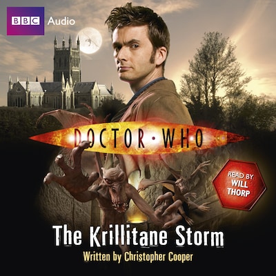 Doctor Who: The Krillitane Storm – omslag til lydbogen af Christopher Cooper
