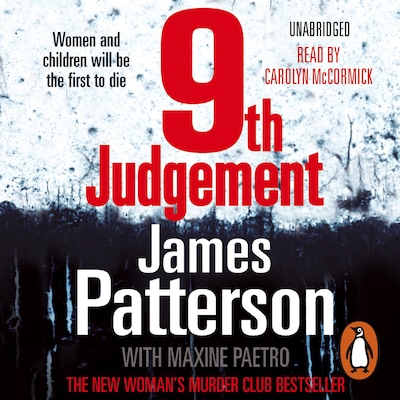 9th Judgement – omslag til lydbogen af James Patterson