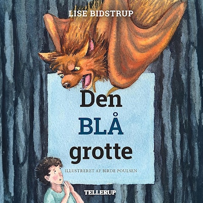 Øens sjæl #3: Den blå grotte – omslag til lydbogen af Lise Bidstrup