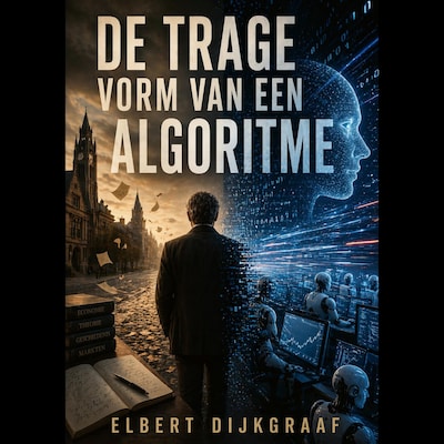 De trage vorm van een algoritme – omslag van het luisterboek van Elbert Dijkgraaf