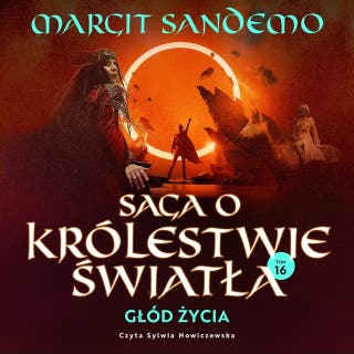 Głód życia – okładka audiobooka, autor Margit Sandemo