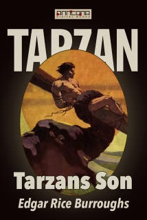 Tarzans Son – omslag till ljudboken av Edgar Rice Burroughs