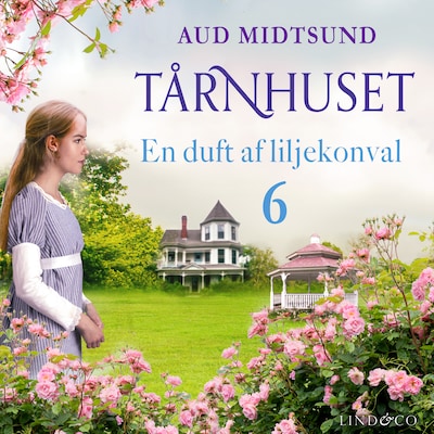 En duft af liljekonval – omslag til lydbogen af Aud Midtsund