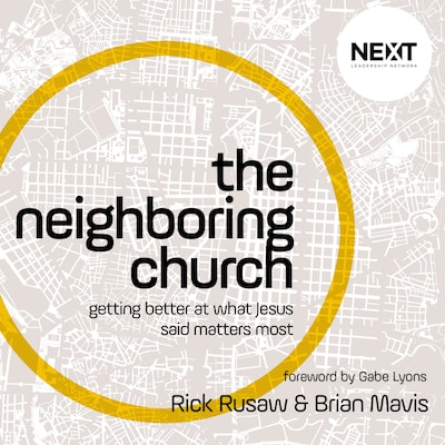 The Neighboring Church – omslag til lydbogen af Brian Mavis, Rick Rusaw