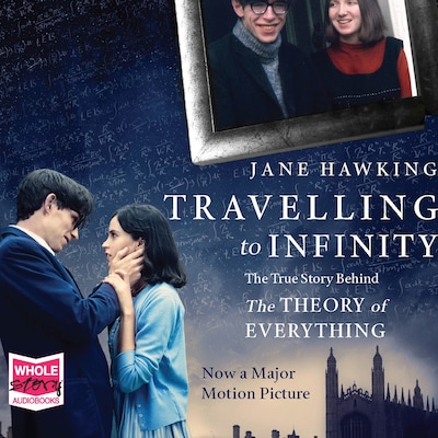 Travelling to Infinity – omslag til lydbogen af Jane Hawking