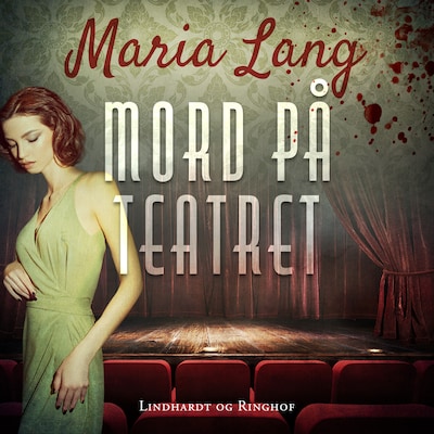 Mord på teatret – omslag til lydbogen af Maria Lang