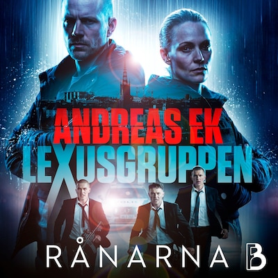 Rånarna – omslag till ljudboken av Andreas Ek