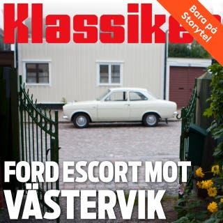 Ford Escort mot Västervik