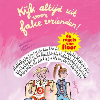 Kijk altijd uit voor fake vrienden! – omslag van het luisterboek van Marjon Hoffman